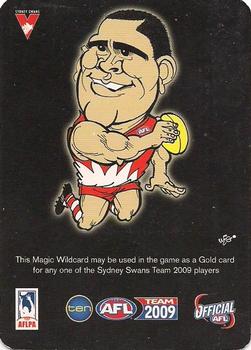 2009 Team Coach AFL Team - Magic Wildcards #MW-14 Michael O’Loughlin Back